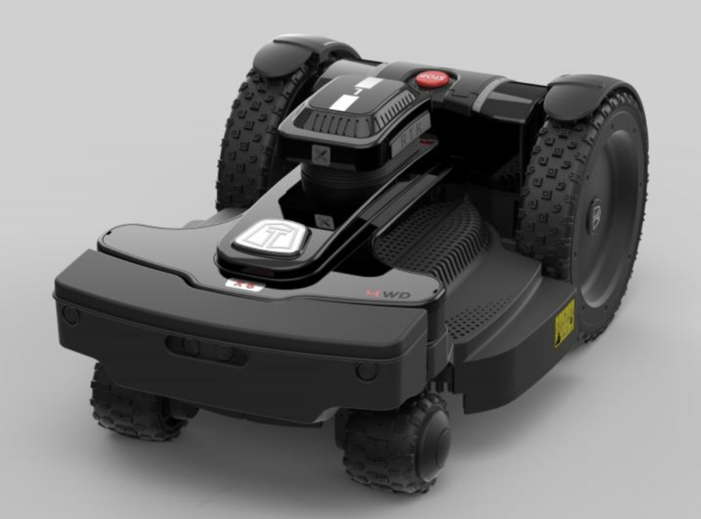 Le must des robots tondeuses. capable de tondre 1 hectare (10000 m2), il est articulé et avec 4 roues motrices pour passer presque partout. Plus besoin de fil avec la navigation par satellite (RTK), des radars à ultra sons, capteur d'herbe et de pluie. Le robot est très solide et dispose d'un garantie de 2 ans et d'une extension de 4 ans sur les pièces.